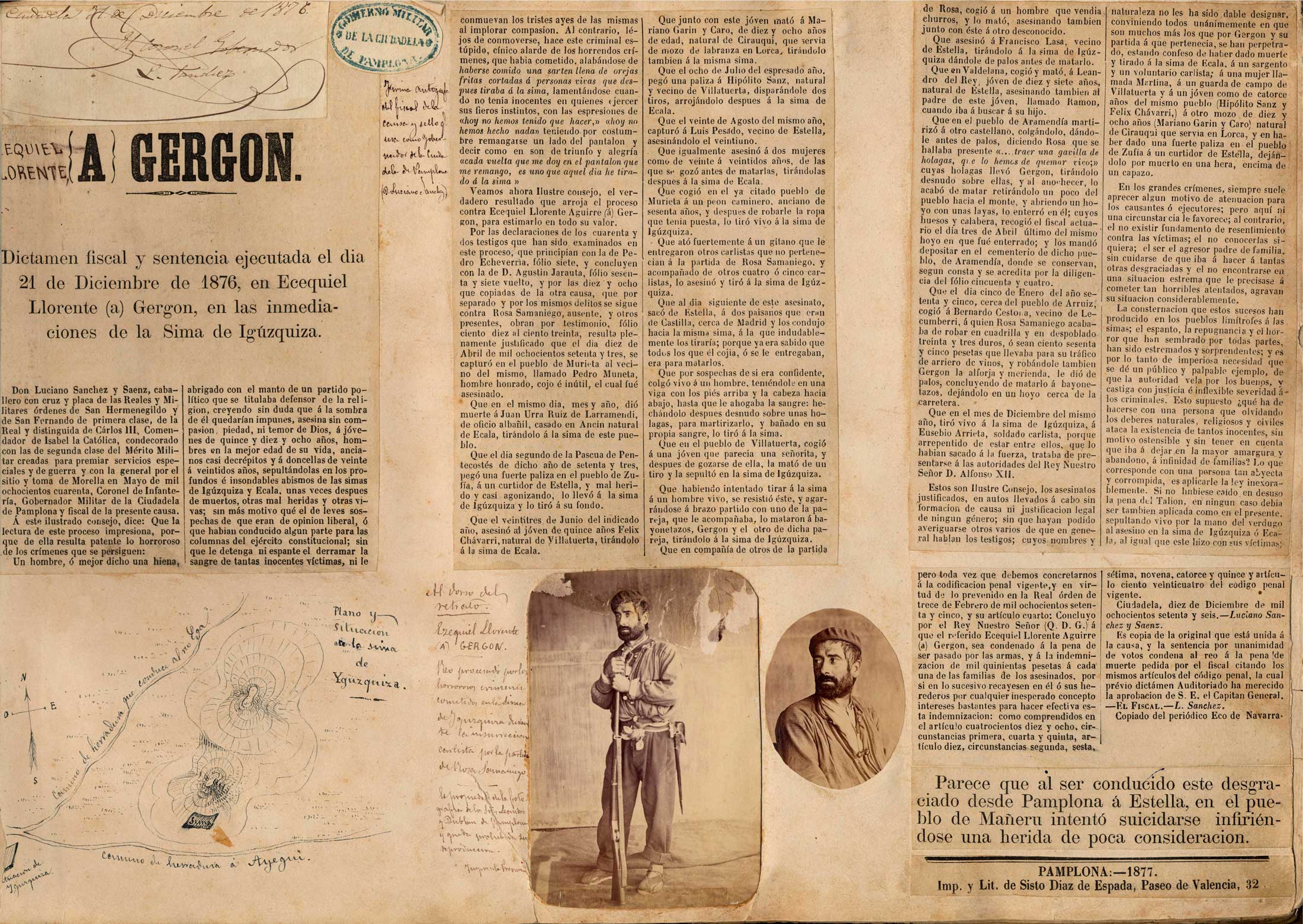 “Recuerdos de una Guerra Civil”. Documentos sobre el procesamiento y ejecución de Ezequiel Llorente por los crímenes de la Sima de Igúzquiza