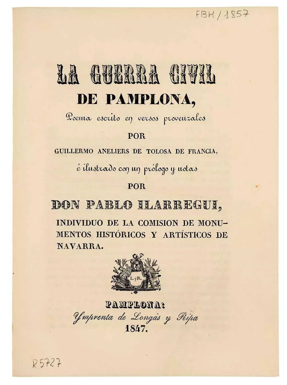 “La guerra civil de Pamplona”